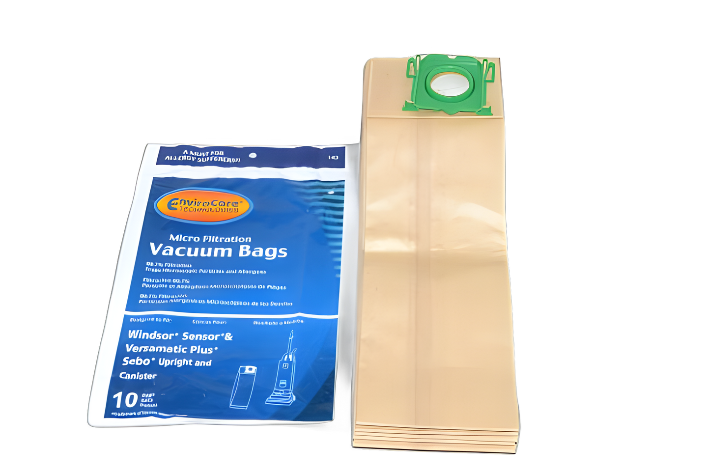 Paper Bags Windsor Sensor, 10pk, Microupright, Envirocare, Repl Vacuum #143