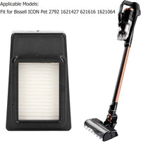 Replacement Filter Set for Bissell ICONPet 2288, 2746, 2792 | Compare to 1621427, 1621616, 1621064