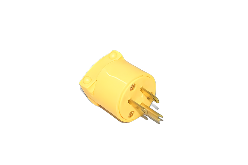 Fit All, Commercial Male Plug, 3/wire, Commercial Grade, Cooper Vacuum #32-5624-64