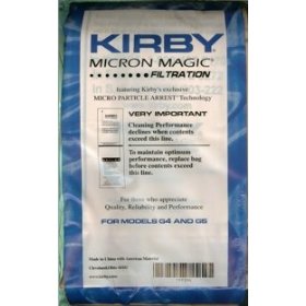 Kirby G4  G5 G6, G7 Vacuum Cleaner Bags  197294S - Genuine - 3 Pack.
