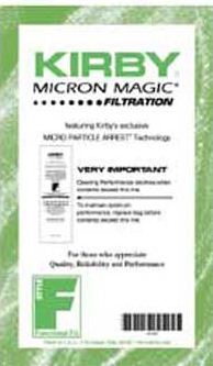 Kirby Style F Micron Magic Vacuum Cleaner Bags for 2009 Sentria Models  197308 - Genuine - 9 Pack
