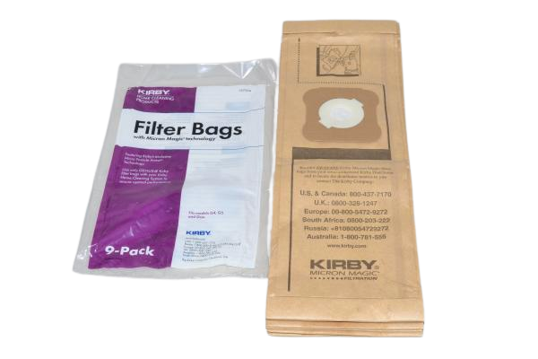 PAPER BAGS-KIRBY,GENERATION 4,9PK,UPRIGHT