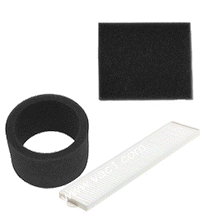 Bissell Bagless Lift Off Filter Kit (2031085- Style 7 & 8 Foam Filter Kit, 2036608 Style 8 Hepa  2031374, Square Foam Filter)