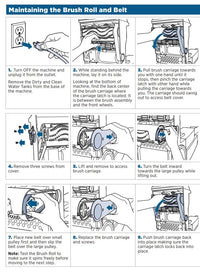 Bissell Brush Roll for the Big Green Machine Carpet Cleaner 2037458, 203-7458