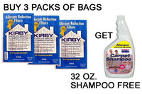 18 Kirby 204803 Generation 3, 4, 5, 6, 7 Sentria Bags + Free Shampoo