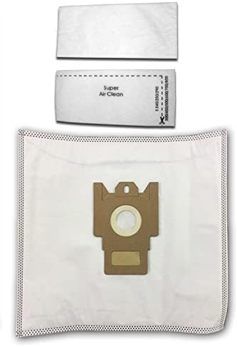 FJM Vacuum Cleaner Bags Compatible with Miele FJM Vacuum Cleaner, Compact C1, Compact C2, Complete C1, S241, S290, S300i, S500, S700, S4, S6 Series, Replaces Part 10123220