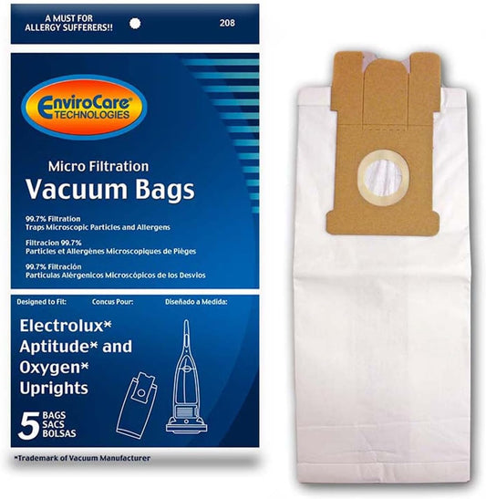 Bags for Electrolux Upright Oxygen & Aptitude