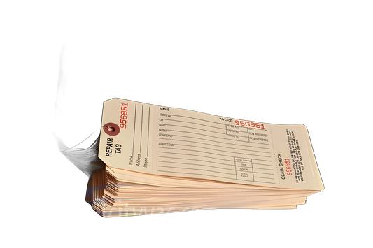 Fit All, Residential Repair Tags { Single Copy }w/wireminimum Purchase 50 Order in Multiples of 50 Vacuum #32-0300-02