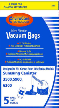 Bissell Butler Revolution Vacuum Bags 603-2000, VP-95B - Generic - 5 pack