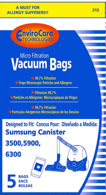 Bissell Butler Revolution Vacuum Bags 603-2000, VP-95B - Generic - 5 pack