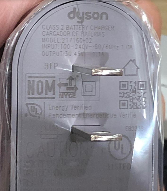 Dyson V10 V11 SV12 Cyclone Animal Power Supply Adapter Charger 217160-02