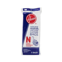 20 ORIGINAL HOOVER N CANISTER VACUUM BAGS, 4010038N