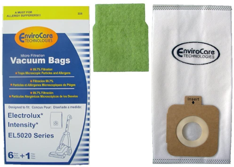 Electrolux Replacement: 225 Paper Bag, Lux Intensity EL5020 W/1 Filter