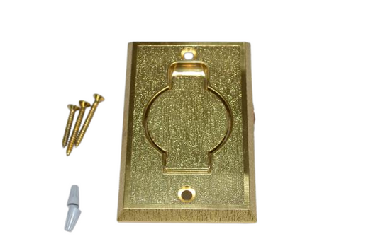 INLET,SATIN BRASS-BEAM CENTRAL VAC
