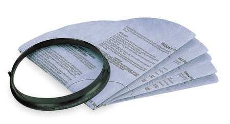 Replacement Stanley 25-1201, 20-1100 Vacuum Cleaner Bag Filters plus Clamp Ring, 3/pk