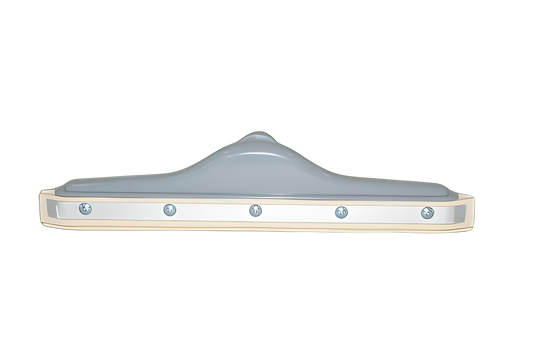 Fit All, Commercial Squeegee Tool 1 1/2''/rubber Blades Vacuum #5455NR