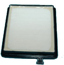 Royal: RO-KQ0107 Filter, F45 SD40000/SD40010 Behind Dirt Cup Pleatd