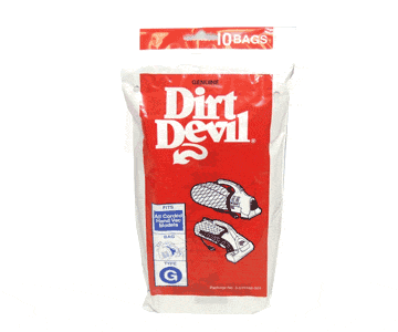 Dirt Devil Type G Vacuum Bags  3-010348-001 - Genuine - 10 pack