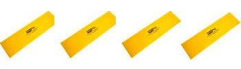 4 Pack Dirt Devil MicroFresh Exhaust Vacuum Filter # 1-860090-000, 14 inches long and 3.65 inches wide