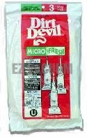 Royal Type U  Vacuum Bags 3-920750-001 - Genuine - 3 Pack