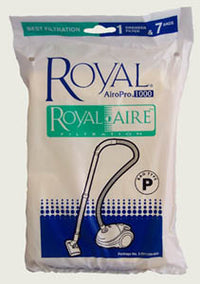 Royal AiroPro Type P Vacuum Bags 3-RY1100-001 -  - 7 Pack + 1 Filter - Genuine