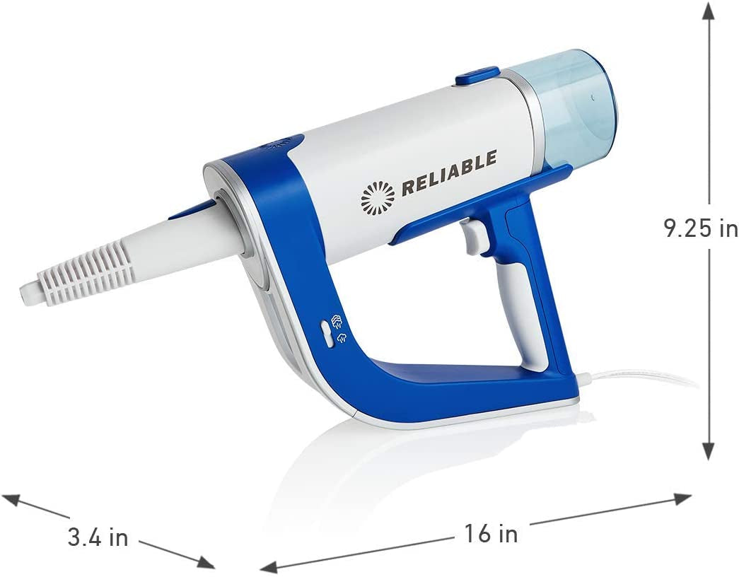 Reliable Pronto Plus 300CS 2-In-1 Steam Cleaner - Portable Steam Cleaner with Fast Heat-up, Long Steam Time, 1200W Steam Mop for Grout, Hardwood, Tile, Laminate Floor Cleaning with 14-Piece Accessory Kit