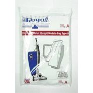 Royal: RO-088147 Paper Bag, Royal Type A Upright W/P Bag Tube 3 Pk -