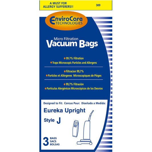 Eureka J Micro-Lined Vacuum Bags 61515B - Generic - 10 pack