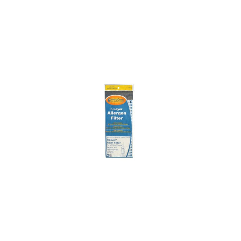 (2) Hoover WindTunnel Self Propelled 3 Layer Final Vacuum Filters, Bagless, Upright, Widepath, Empower, Foldaway, P