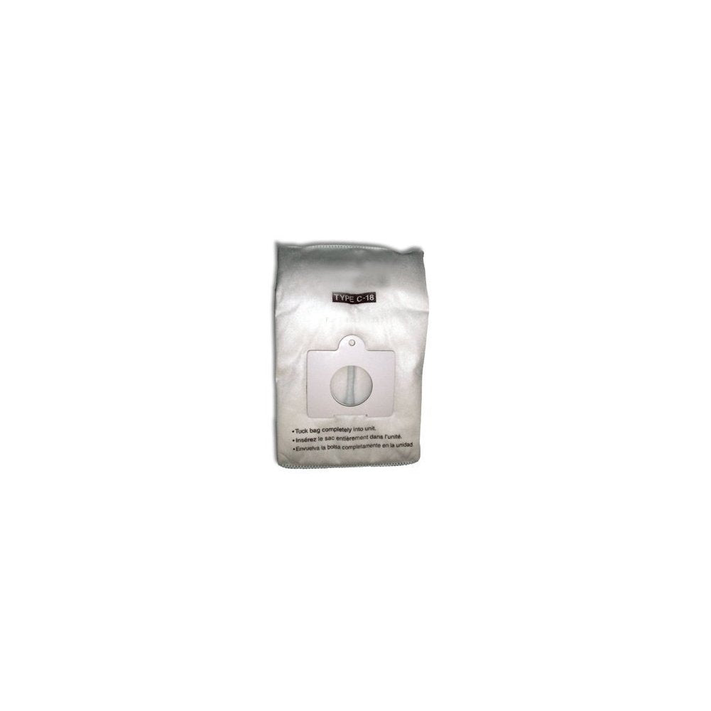 Panasonic Type C-18 Micro-Allergen Cloth Bags 4-Pack, Compare with Panasonic Part# AMC-J3EP Canister Replacement Ba