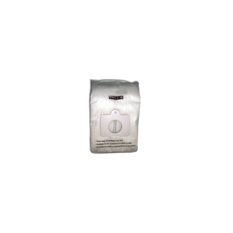 Panasonic Type C-18 Micro-Allergen Cloth Bags 4-Pack, Compare with Panasonic Part# AMC-J3EP Canister Replacement Ba