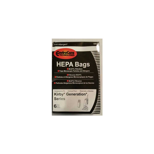 18 KIRBY BAGS FOR GENERATION SERIES VACUUM+2BELTS