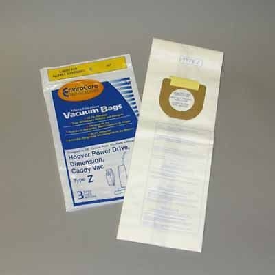 Hoover Vac Type Z Vacuum Bags Microfiltration with Closure -9 Pack, 857