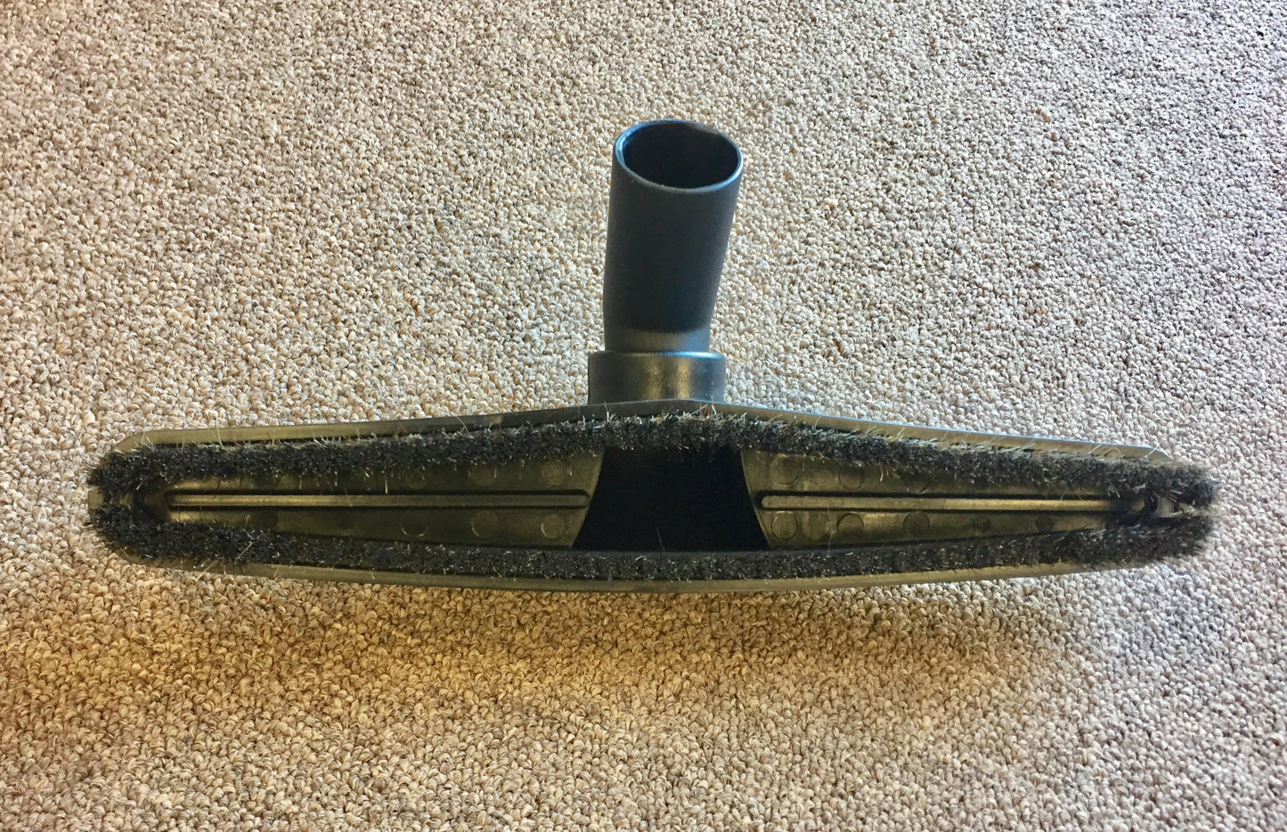 Vacuum Floor  Brush with Horse Hair Without Wheels - Black