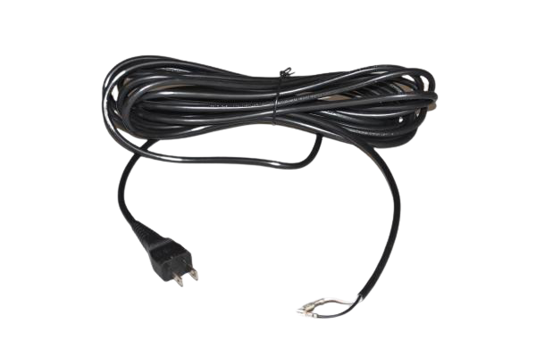 CORD REEL CORD-22ft,2 WIRE W,TERMINALS,BLACK,SOFT 17-2 WIRE