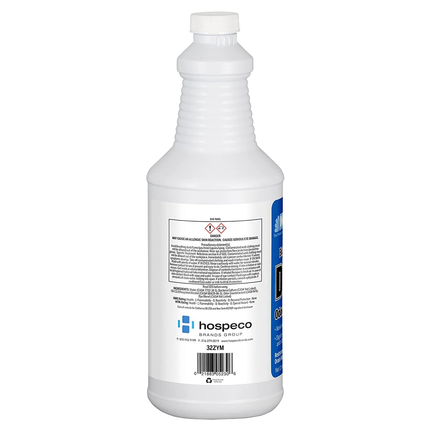 Nilodor Urine Digester with Odor Neutralizer, Bio-Enzymatic, Original, 1 quart, 32-ZYM