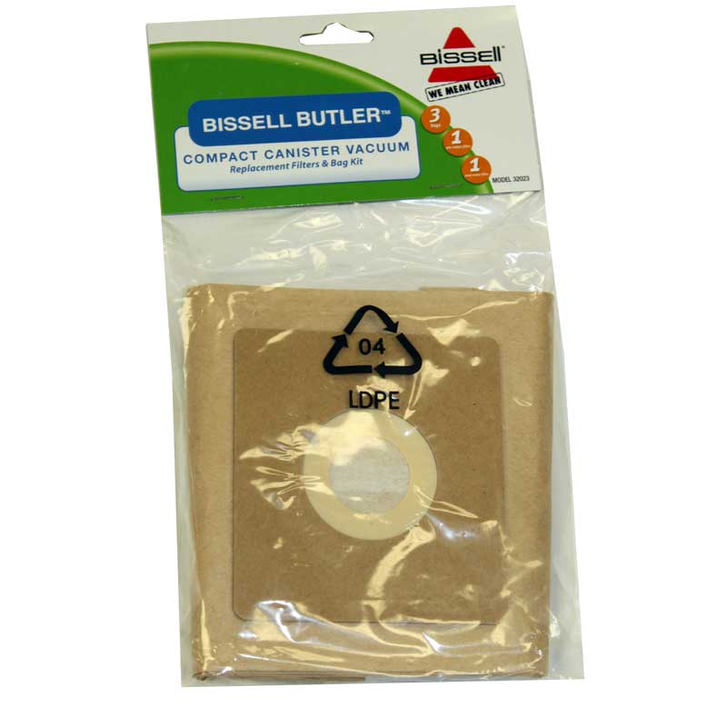 Bissell Butler Vacuum Bags - Genuine - 3 Pack - 32023 