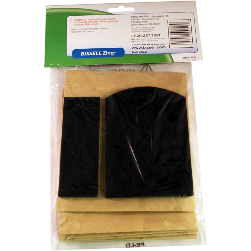 Bissell Zing 7100 Series 3 Bags & 2 Filter Kit - 3210B