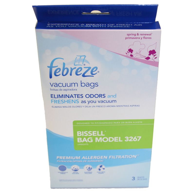 Bissell Powerglide Bags For Pet Bagged Rewind Vacuum 38631 - 3 Pack