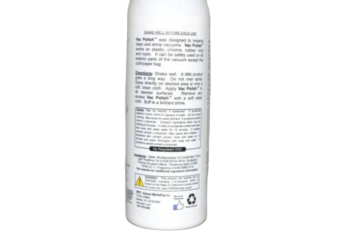 Stain-x Vacuum Cleaner Polish and Cleaner 12oz Pump Spray 11224-12S