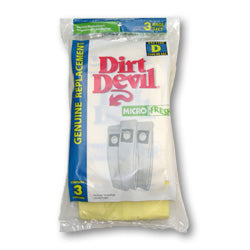 Royal Type D Microfresh Vacuum Bags 3-670075-001 - Genuine - 3 Pack