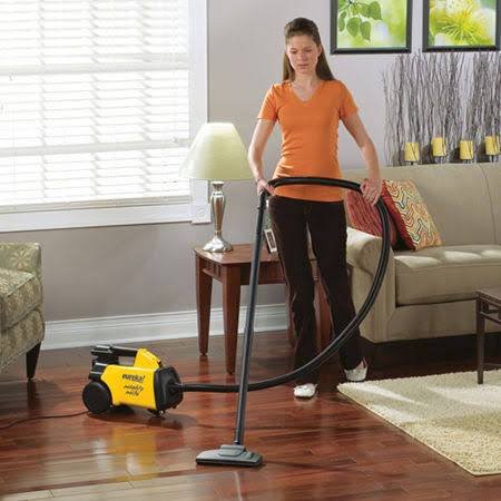 Eureka Lightweight Mighty Mite Canister Vacuum, 10A Motor, 8.2 lb, Yellow 3670G