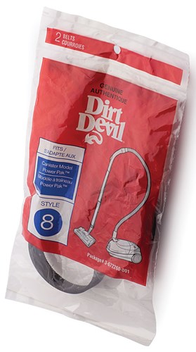 Royal/dirt devil 1480490600, 3480490044 Housemate Style 8 belts - Genuine - 2 pack