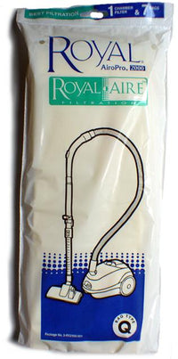 Royal / Dirt Devil Type Q Airo-Pro Canister 2000  Vacuum Bags 3RY2100001, 3-RY2100-001 - 7 bags + 1 filter
