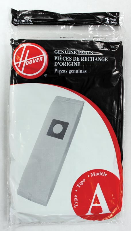 Hoover  A Vacuum Cleaner Bags 4010001A  - 3 Pack