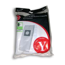 Hoover Y Vacuum  Bags 4010100Y- Genuine - 3 Bags