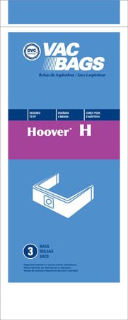 Hoover H  Vacuum  Bags 4010009H - Generic - 3 pack