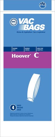Hoover Style C Vacuum Bags  4010077C - Generic  - 4 Pack