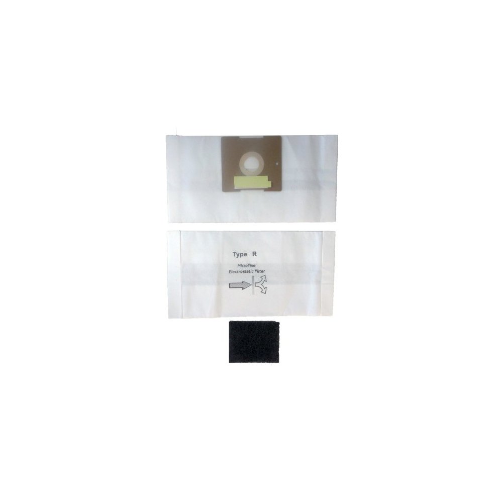 14 Royal Type R Allergy Vacuum BAG + Filter, Procision Ry, Canister Vacuum Cleaners, 3-RY3100-001, RY3100, 3RY31000
