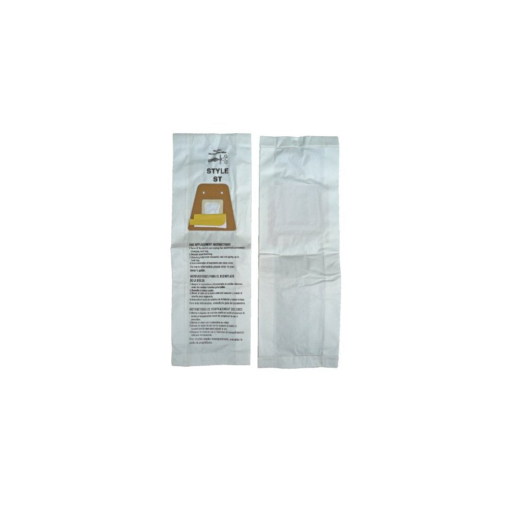 10 Eureka Sanitaire Type ST Vacuum Bags, Express, Power Team Canister, Home Cleaning System Vacuum Cleaners, 63213,
